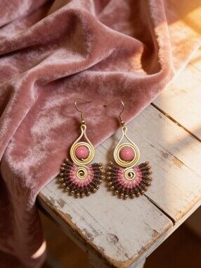 Macrame Earrings - F